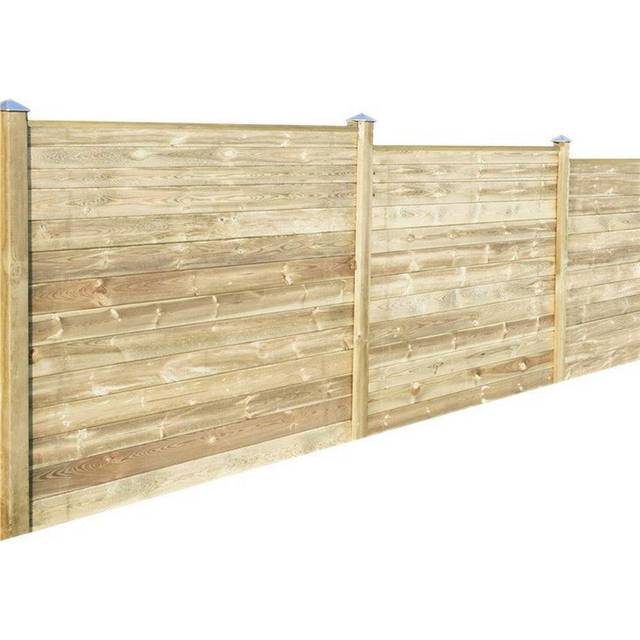 HORTUS 170 cm 5 fag med topprofil flad afslutning og 6 mellem stolper