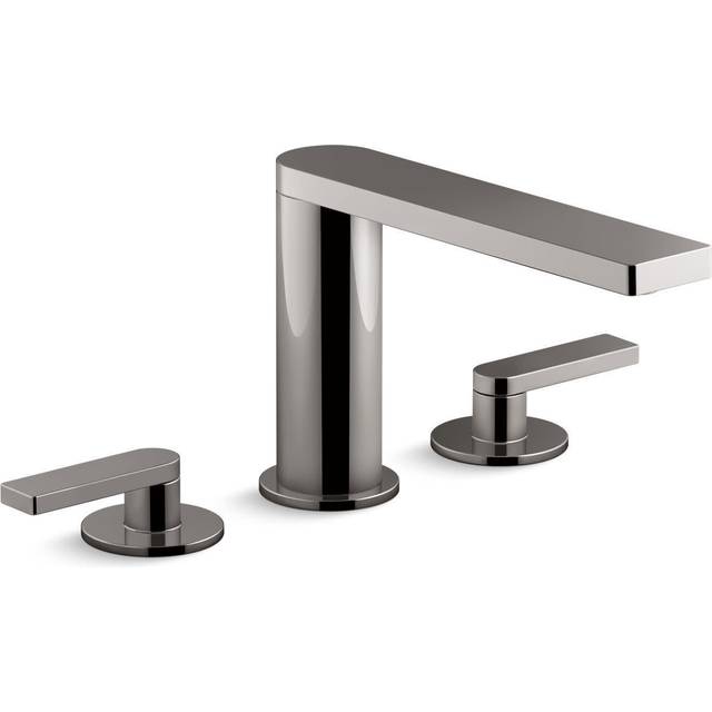 Kohler K-73060-4-TT Composed Widespread Bathroom Sink Faucet with Lever Handles, Titanium, One Size