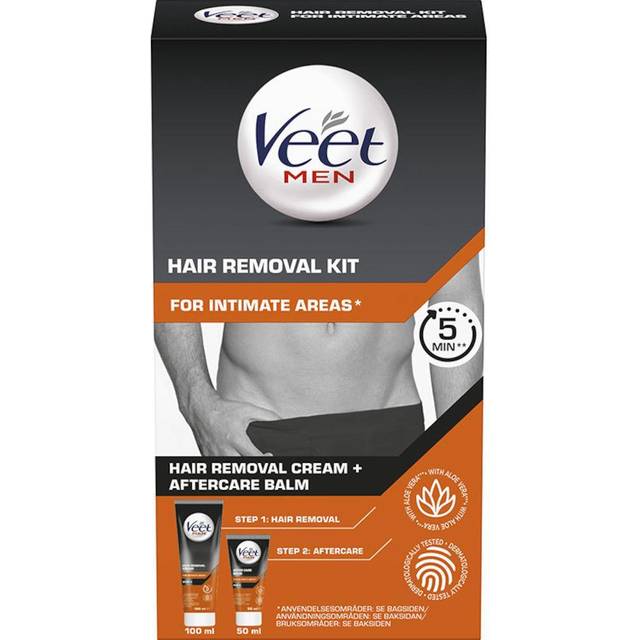 Veet Men Total Pro Hårborttagningskit Intimområden Man 150 ml - Multi
