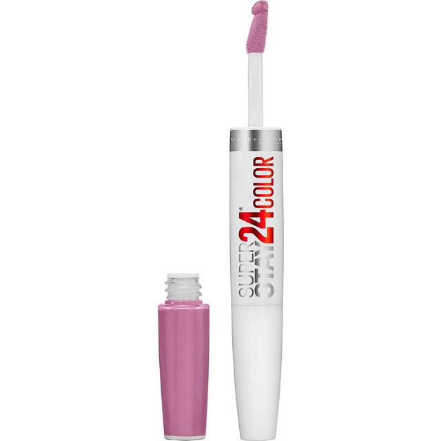 Maybelline SuperStay 24 2-Step Liquid Lipstick Makeup, Lasting Lilac, 1 kit