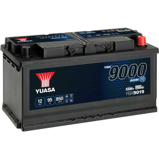 Yuasa YBX9019 12V 95Ah 850 CCA AGM VRLA Start Stop Plus Bil-/fordonsbatteri
