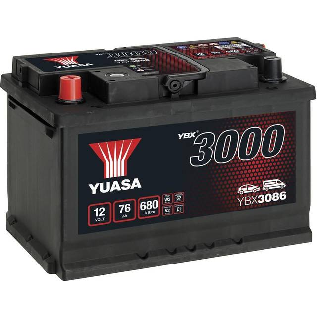 Yuasa YBX3086 Battery For Tractor, 76Ah 680A SMF Battery