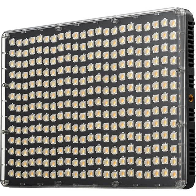 Aputure Amaran P60x Bi-Colour Video Light LED-panel, CRI95+ TLCI 97+ 3200–6500K 60 W, stöder Sidus Link App Control, AC/DC strömförsörjning, OLED-skärm, inbyggd 4 ljuseffekter