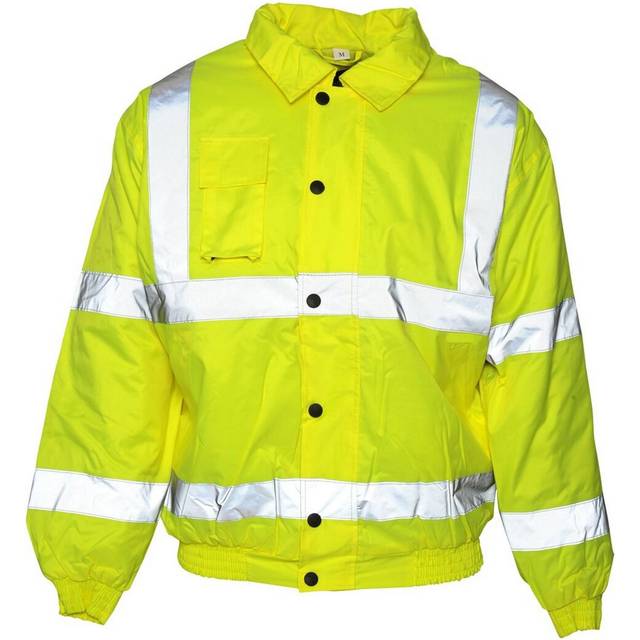 Absolute Apparel Mens Hi Viz Bomber Jacket XL gul