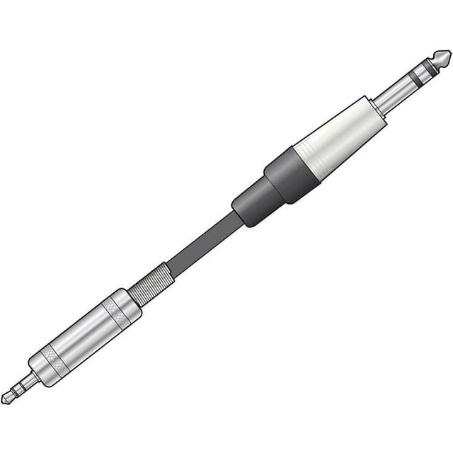 3m Chord TRS Classic Stereo Audio Lead 6.35mm Jack to 3.5mm Jack