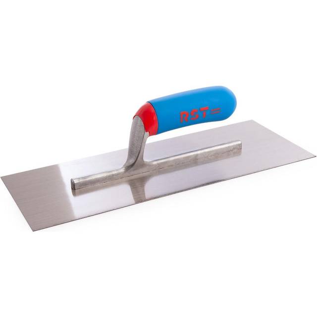 R.S.T. Plasterer's Finishing Trowel Carbon Steel Soft Touch Handle 13 x 4.1/2in