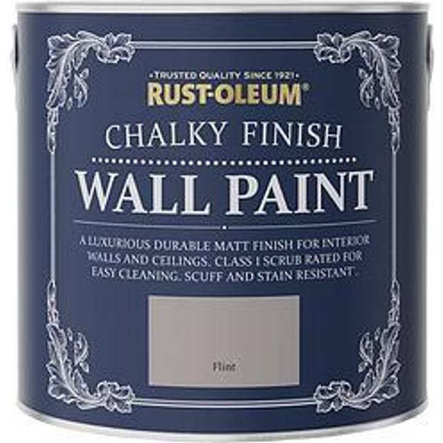 Rust-Oleum Chalky Finish 2.5-Litre Wall Paint &Ndash; Flint