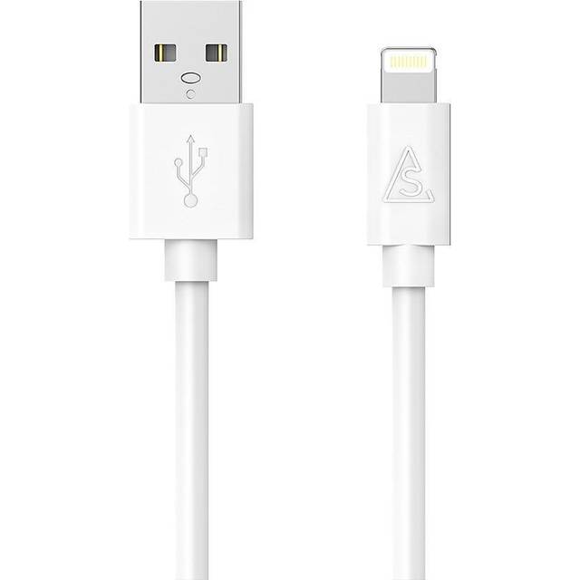 Smartline USB Kabel Lightning 1m Vit