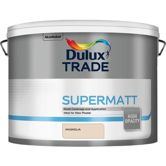 Dulux Trade Supermatt Emulsion Paint - Magnolia - 10L