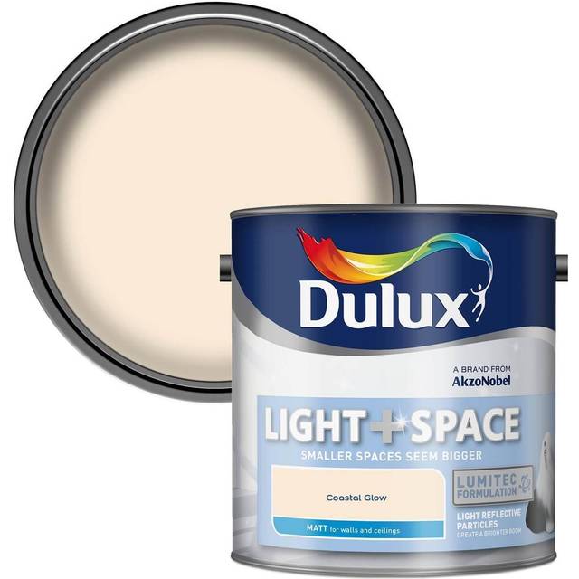 Dulux Light + Space Matt Coastal Glow, 2.5L - Gold