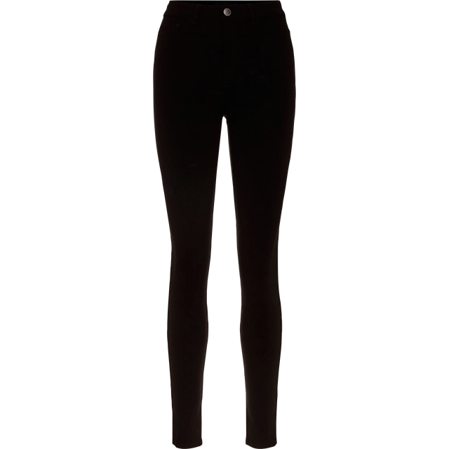 Pieces dame jeans PCHIGHSKIN - Black