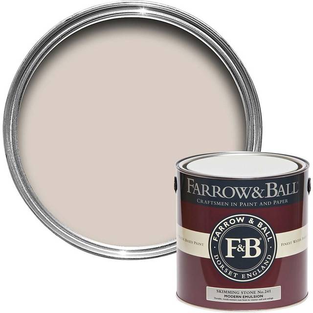 Farrow & Ball Modern Emulsion - 2,5l - Skimming Stone 241 - grey