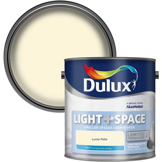 Dulux Light + Space Matt Lunar Falls, 2.5L - Yellow