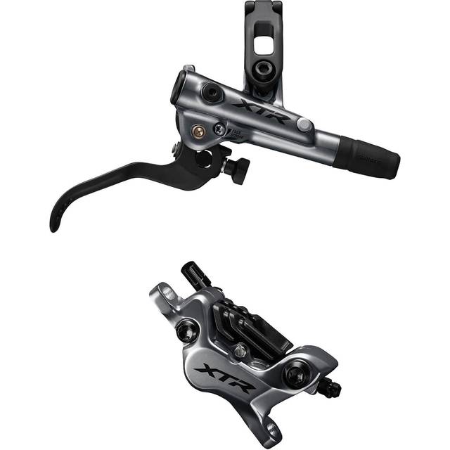SHIMANO XTR Metal with fins 1700mm Left rear oil filling set JKIT oil hose connected to caliper side BL-M9120L/BR-M9120 JKIT/Lever, caliper, hose, svart