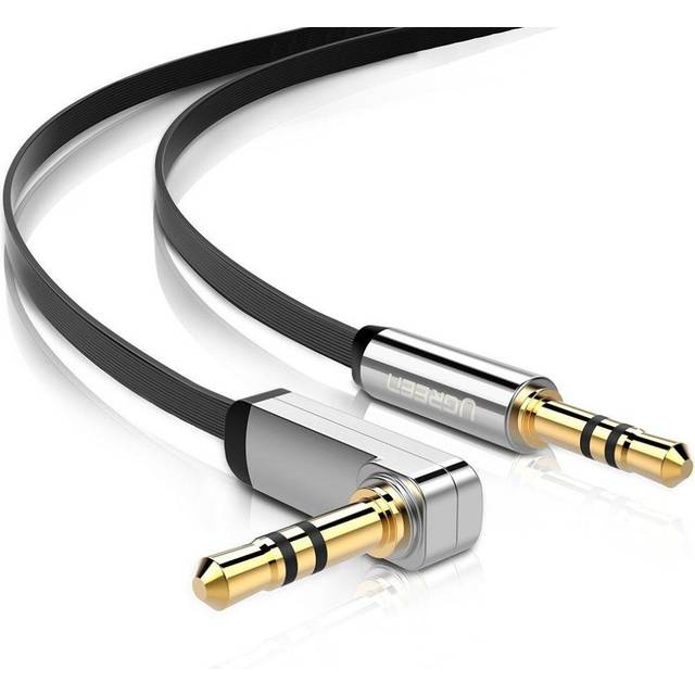 Ugreen 3.5mm jack audio lead aux cable 90 degree right angle flat for iphone 1m