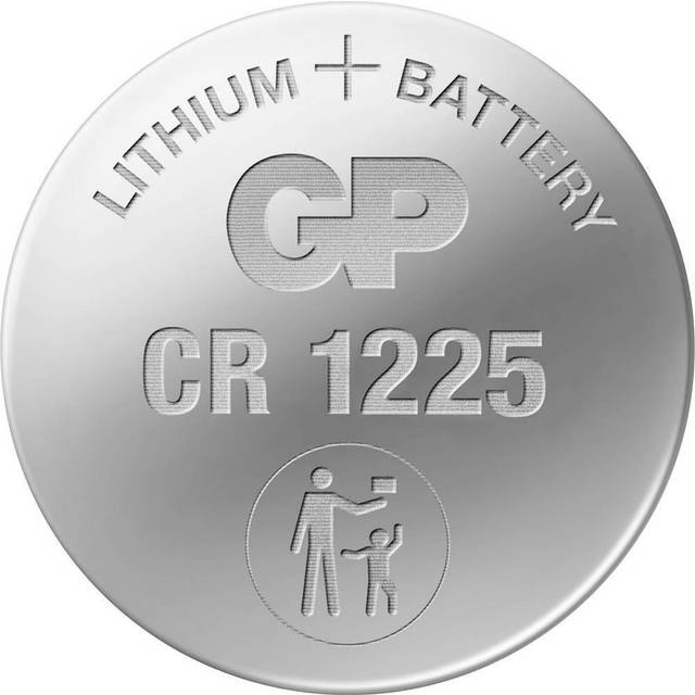 GP 3V litium CR1225 knappcellsbatteri