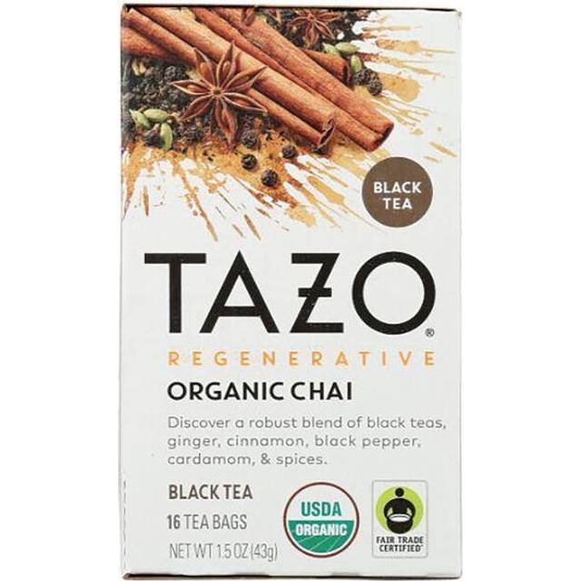 Tazo Regenerative Organic Chai Tea 16 Tea Bags