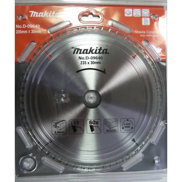 Makita Wood Cutting Circular Saw Blade 235mm 60T 30mm