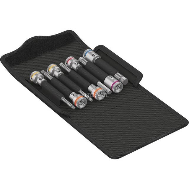 Wera Bicycle Set 8 3/8 Inch Hex/Torx Socket Set 7Pcs