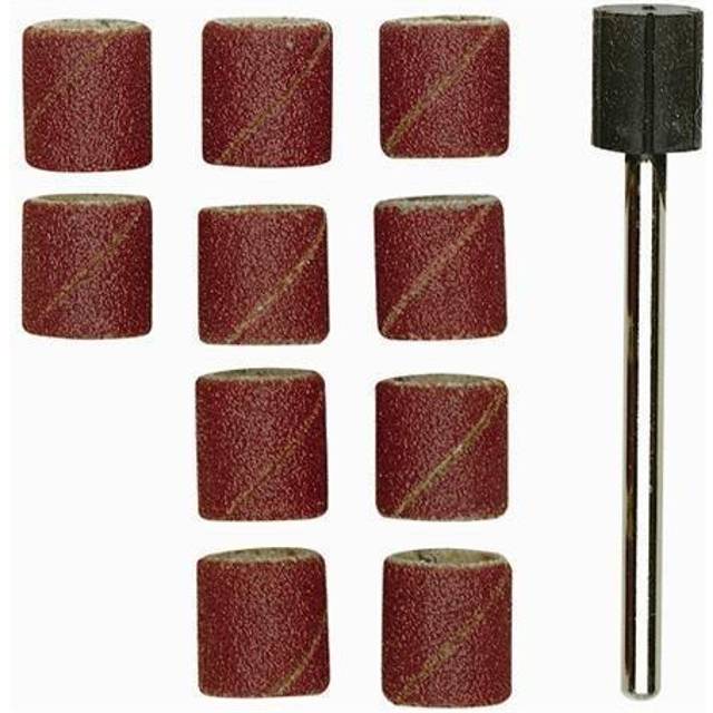 PROXXON Sanding Drums 10mm with Arbor (Pkt 10) - 150g
