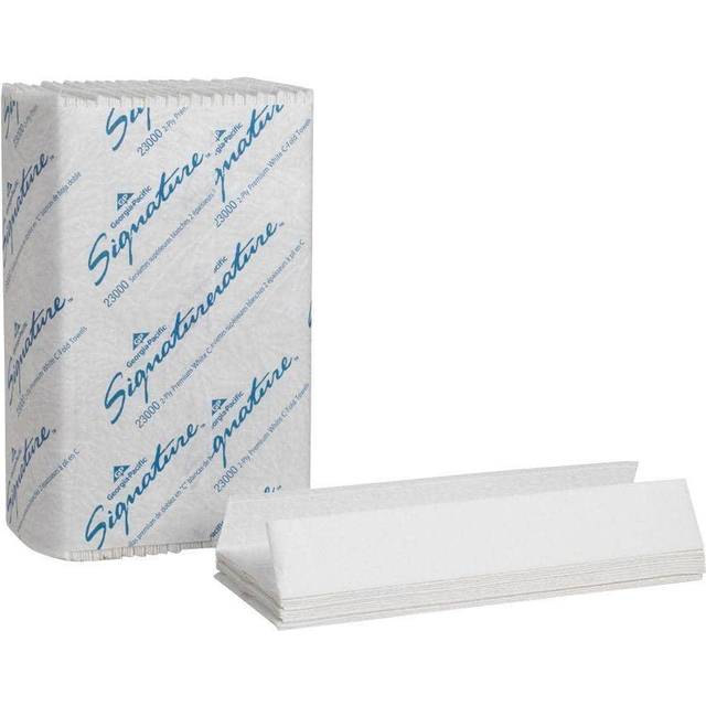 Georgia-Pacific Blue Select Premium 2-Ply C-Fold Paper Towels by PRO   White  23000  120 Towels Per Pack  12 Packs Per Case