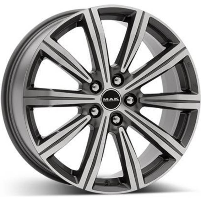 MAK Birmingham Anthracite/polished 9X22 5/108 ET40 CB63,4