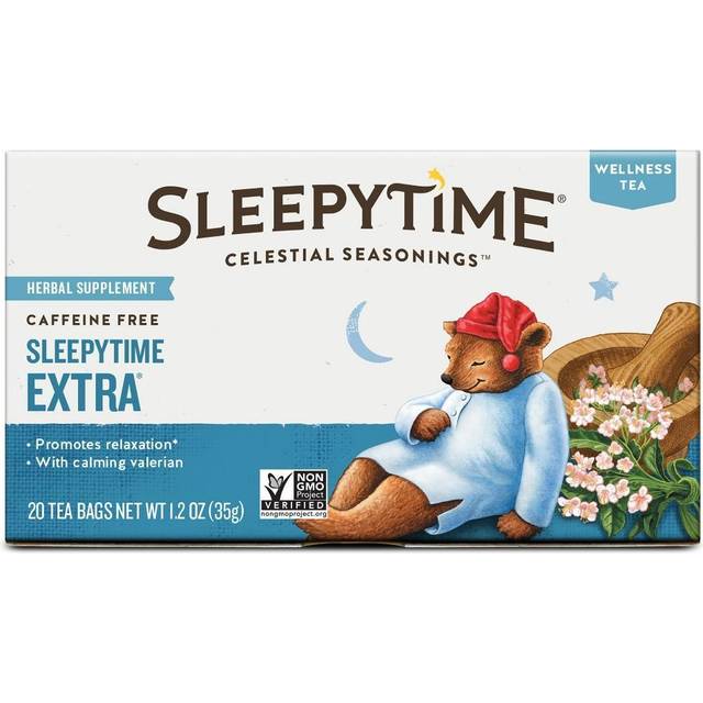 Celestial Seasonings Wellness Tea Sleepytime Extra Caffeine Free 20 Tea Bags