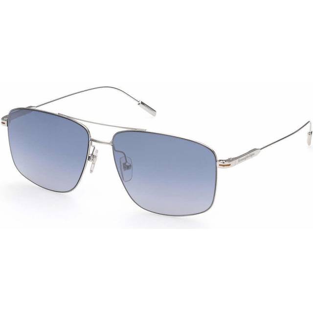Gray Metal Sunglasses