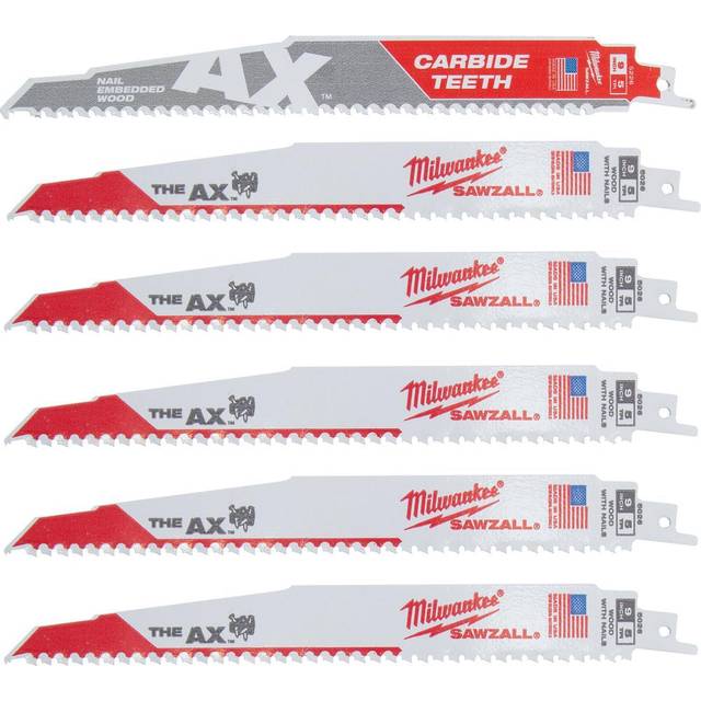 Milwaukee Tigersågblad rivning AX Carbide, 230 mm, 5-pack