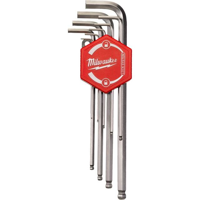 Milwaukee Hex Key 9 Piece Set - 4932478621- you get 5