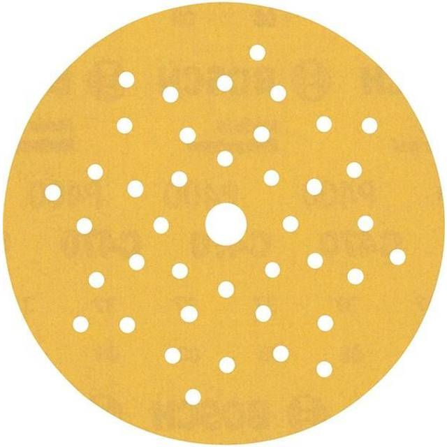 Bosch Expert C470 Hook and Loop Sandpaper for Random Orbital Sanders 125mm 125mm 400g Pack of 50
