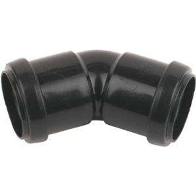 FloPlast Push Fit Waste Bend - 135 Degree x 32mm Black