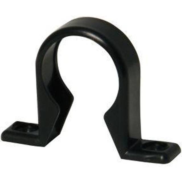 FloPlast WP35B Push-fit Waste Pipe Clips - Black 40mm Pack of 3