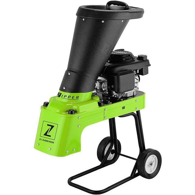Zipper HAEK4000 50 MM Petrol Garden Shredder - Green & Black, Green