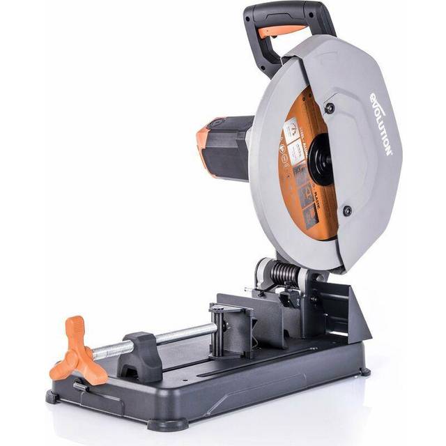 Evolution Power Tools - Evolution R355CPS 355mm Chop Saw with tct Multi-material Cutting Blade (230V)