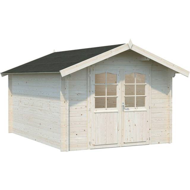 Palmako Lotta Stuga 10,5 m²/inv. 10 m², utan golv, obehandlad