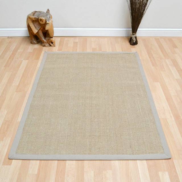 (Small  120x180cm) Sisal Rugs in Linen