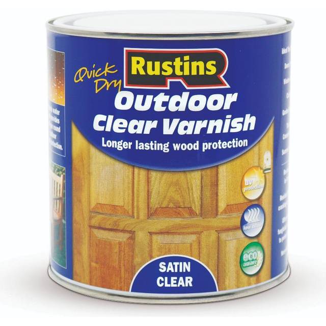 Rustins Exterior Varnish Satin 1 litre RUSEVS1L