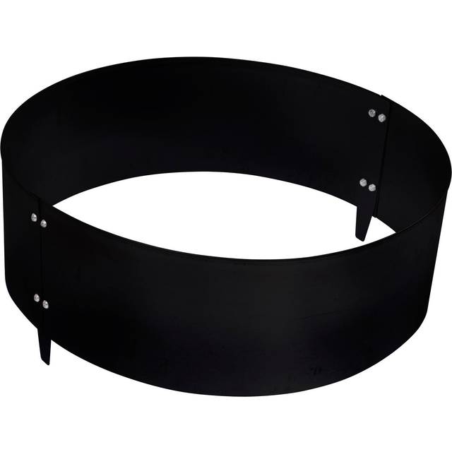 Trädring Stål Galvaniserad Svart Ø60 cm