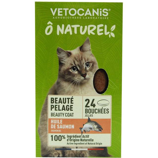 Tuggtabletter Katt Salmon Oil Vetocanis 24 tabl