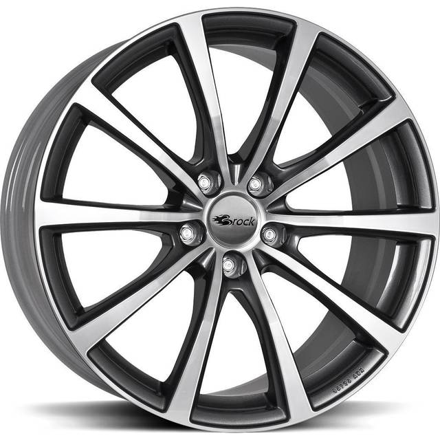 Brock B32 Titanium Full Polish 11X20 5/130 ET70 CB71,6
