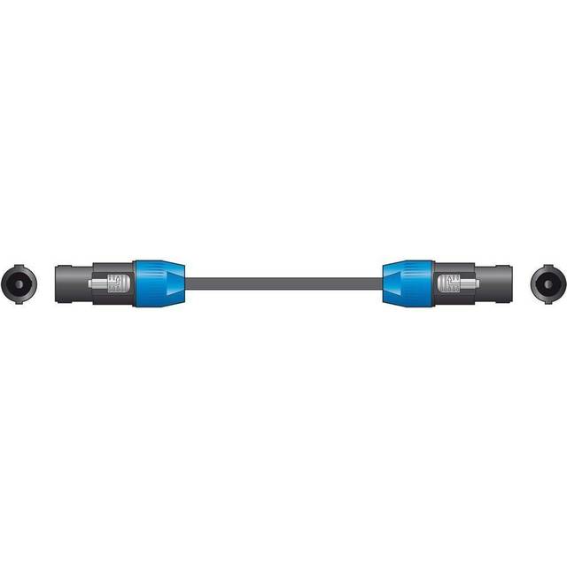 12m Chord Speakon to Speakon Cable Passive Speaker Lead. 2 Core 1.5mm²
