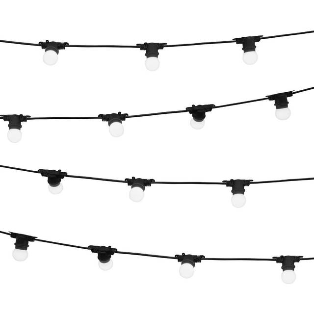 Gardenkraft Warm White 6m E27 Bulb Festoon Lights - Multi - 16 x 16 x 25cm
