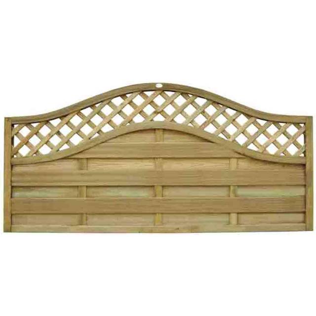 Forest 6' x 3' Pressure Treated Prague Decorative Europa Fence Panel (1.8m x 0.9m)