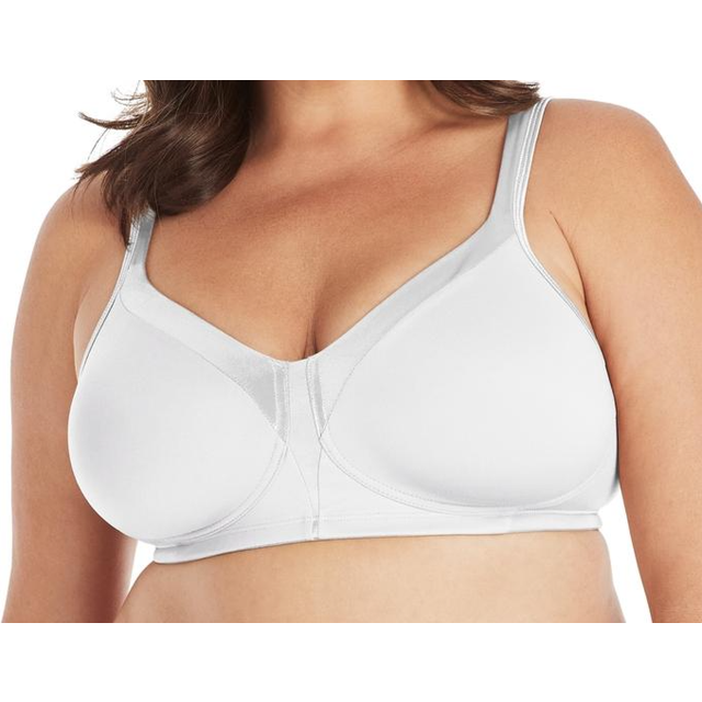 Playtex womens 18 Hour Silky Soft Smoothing Wireless Us4803 Available With 2-pack Option Bras  Nude  38DD US
