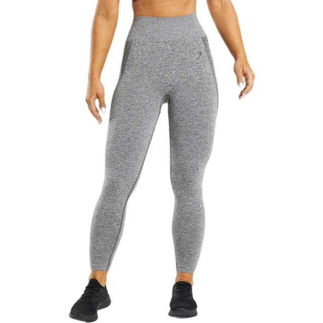 Flex High Waisted Leggings - Charcoal Marl