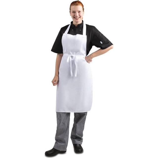 Whites Bib Apron Polycotton White