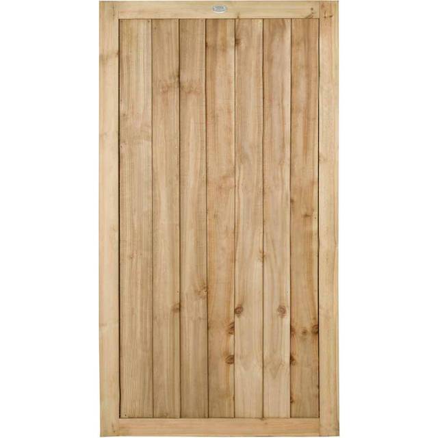 Forest 3' x 6' Featheredge Pressure Treated Wooden Side Garden Gate (0.92m x 1.8m)