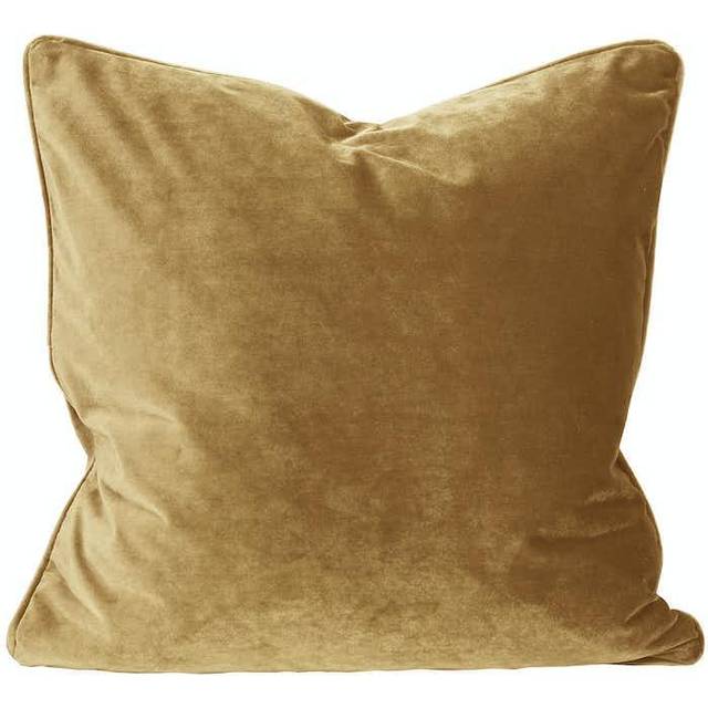 Elise Kuddfodral Sammet, 60x60, guldgul