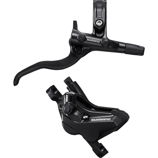 SHIMANO Hydraulisk bromssats MT420 bak-4 kolv, unisex, vuxen, flerfärgad (flerfärgad), en storlek